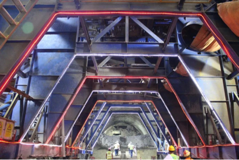 The No.7 tunnel along the Jakarta-Bandung High-speed Railway1